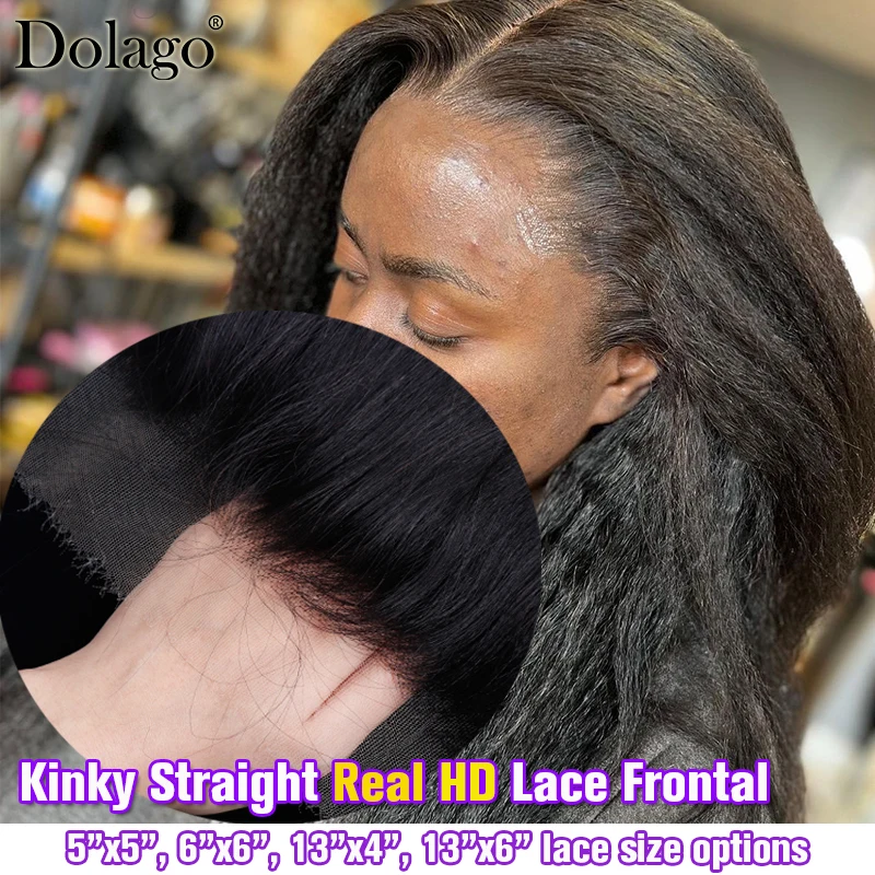 

Kinky Straight Closure 13x6 HD Lace Frontal 5x5 HD Lace Closure 13x4 Crystal Swiss Transparent Lace Invisible Human Virgin Hair