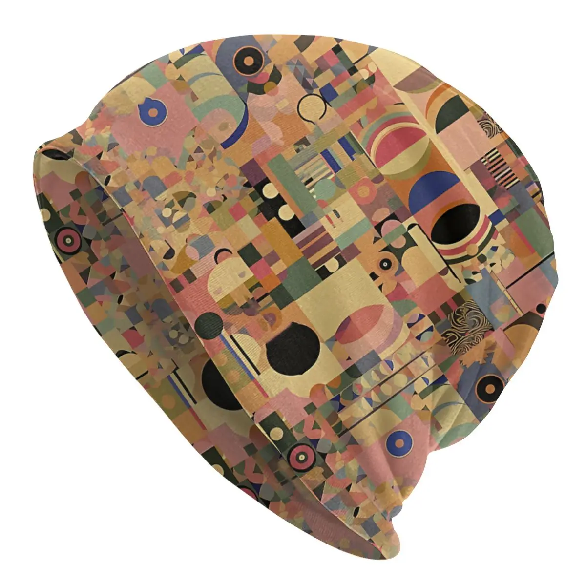 

Gustav Klimt Patting Art Skullies Beanies Autumn Spring Hats Gilded Rhapsody Thin Bonnet Hipster Caps Men Women's Earmuffs