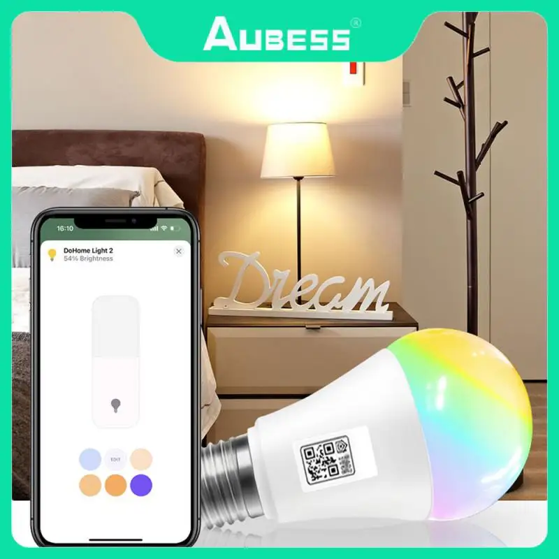 Customizable Wifi Connection Smart Home Integration Homekit Convenient Energy-saving Smart Bulb Homekit Compatible Smart Bulb