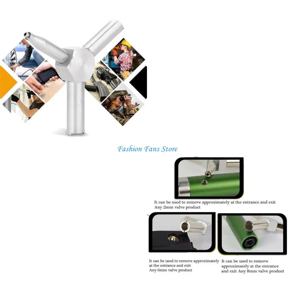 

Клапаны для страйкбола, ключ, треугольный гаечный ключ, инструмент для удаления клапанов для газового магазина, заправочные для