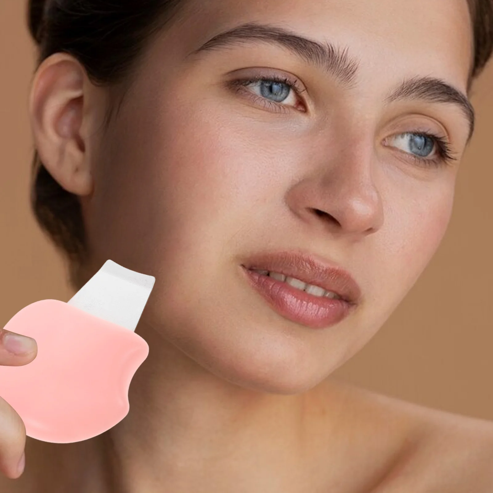 

【】Portable Face Scrubber Tool Manual Skin Cleansing Exfoliator Sebum Extraction Pore Care Lightweight