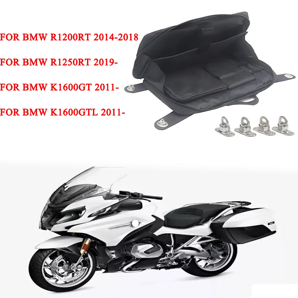 

Black Tour Pak Motorcycle Organizer Lid Storage Bag FOR BMW K1600GT K1600GTL R1250RT R1200RT LC 2021 2019 2018