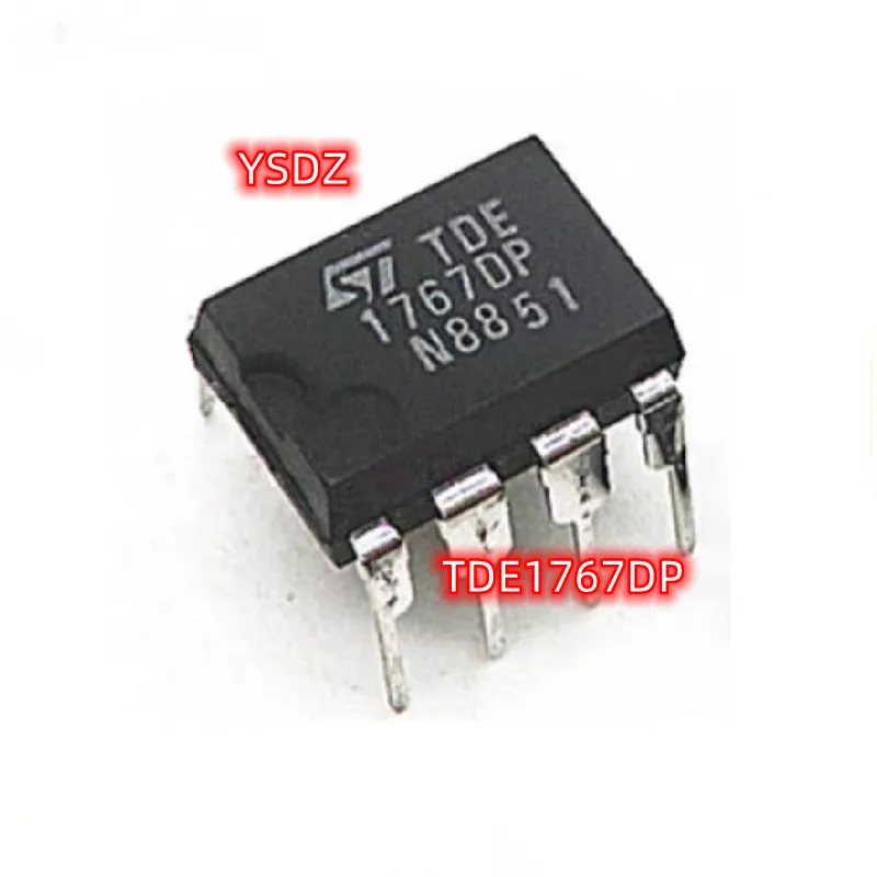 10pcs/lot TDE1767DP DIP8 TDE1767 DP INTERFACE CIRCUIT RELAY AND LAMP-DRIVER IC PWR DRIVER BIPOLAR 1:1 8DIP TDE 1767DP 1767