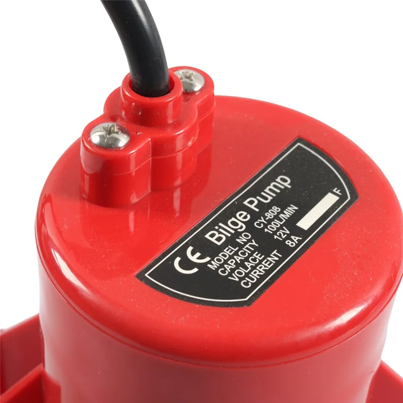 AASS-12V Cabin Drainage Pump High Flow 100L/Min Pumping Pump For Sewage Discharge High Flow Liquid Transfer