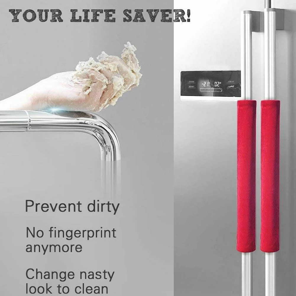 

Protector Handle Cover Tool Adapter Appliance Assembly Case Decors Refrigerator Replacement 2x Accessory Fitting