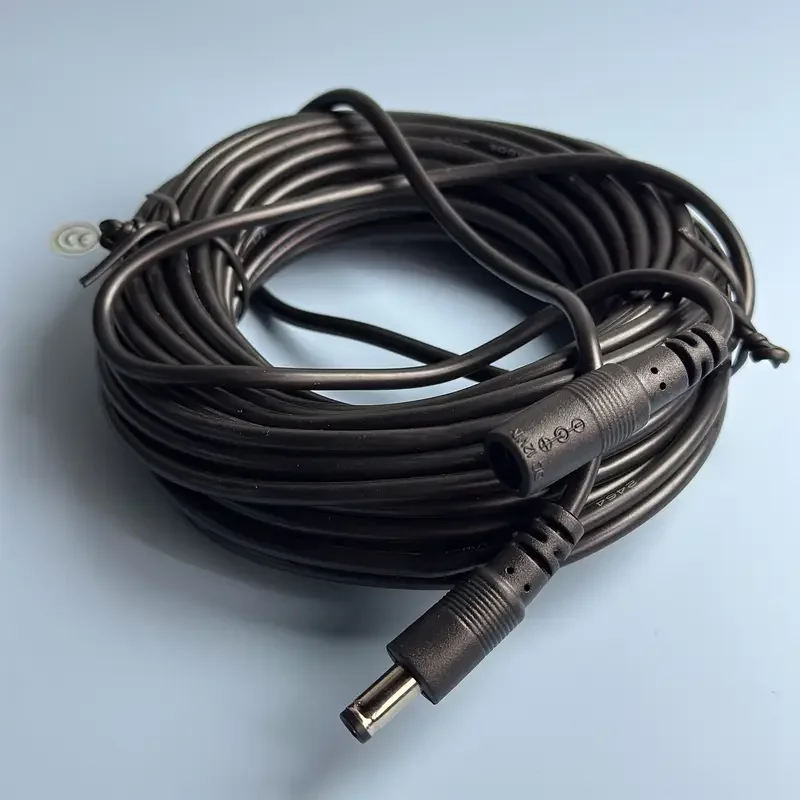 

Male to Female DC Extension Cable 2.1x5.5mm 12V Power Extension Cord For CCTV Camera DVR Standalone LED Strip