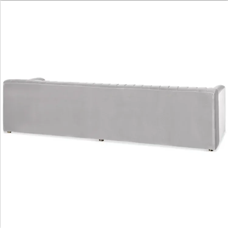Spot fashion fabric soft bag pull wire double triple black sofa model room hotel lobby Nordic furniture