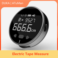 DUKA ATuMan Little Q Electric Ruler Distance Meter Tape HD LCD Screen Ruler Tools Tape Measure Curve Irregular Object