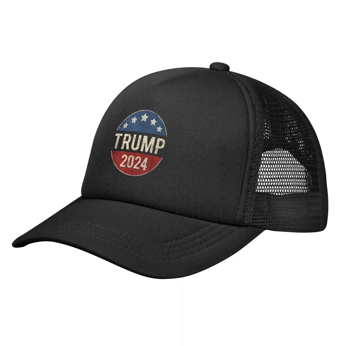 Trump 2024 Retro Campaign Re Elect President Trump Mesh Baseball Caps Adult Trucker Hat Dad Hat Snapback Caps Summer Trucker Cap