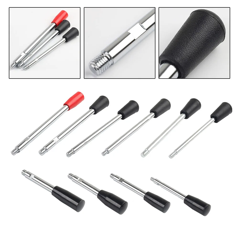 1pc M6 M8 M10 Work Rod Machine Tool Work Handle Bar Carbon Steel Bench Drill Milling Machine Accessories