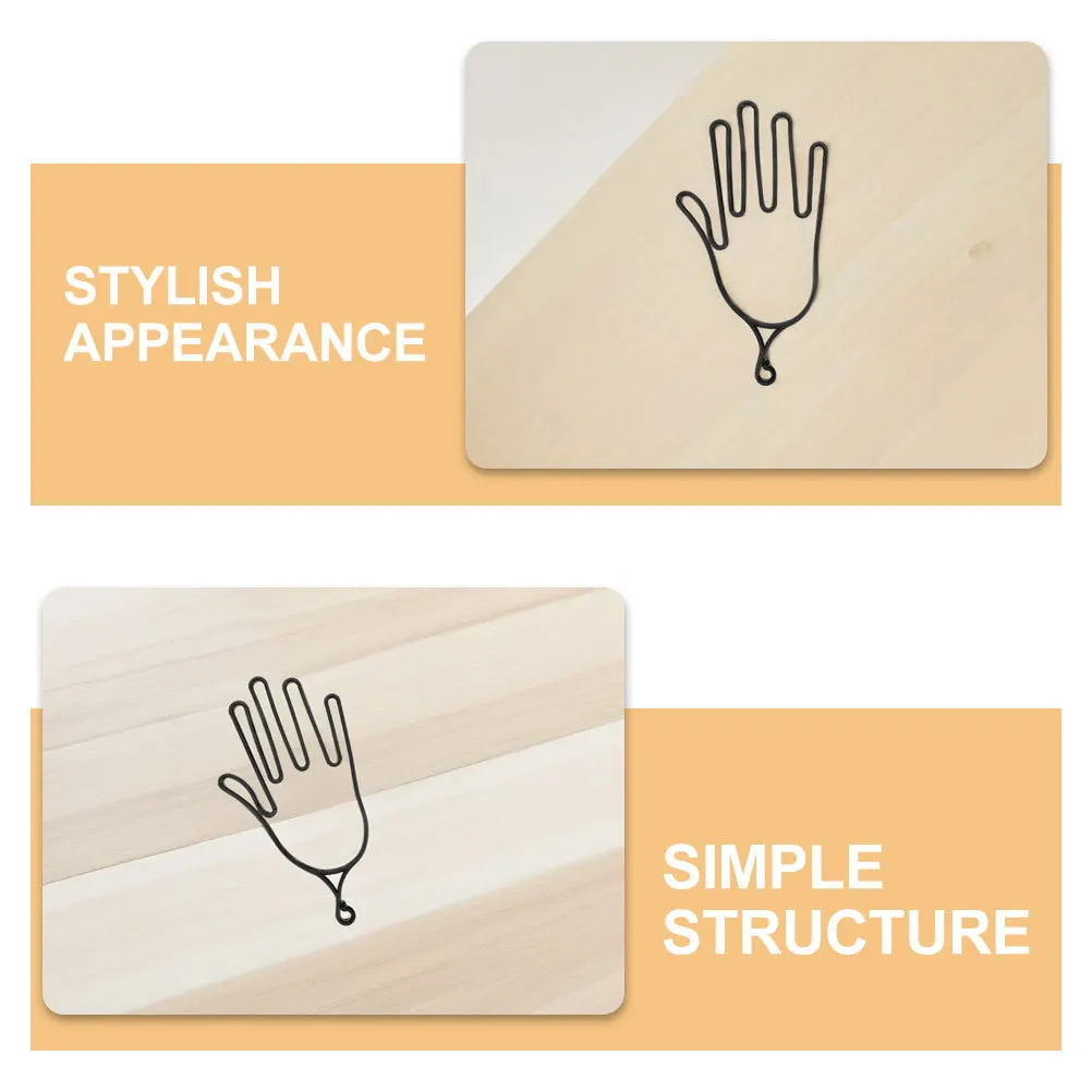 Soportes para guantes de golf, elegantes soportes de suspensión de plástico para retención de formas, herramientas ideales de mantenimiento de guantes para jugadores, 6 uds.