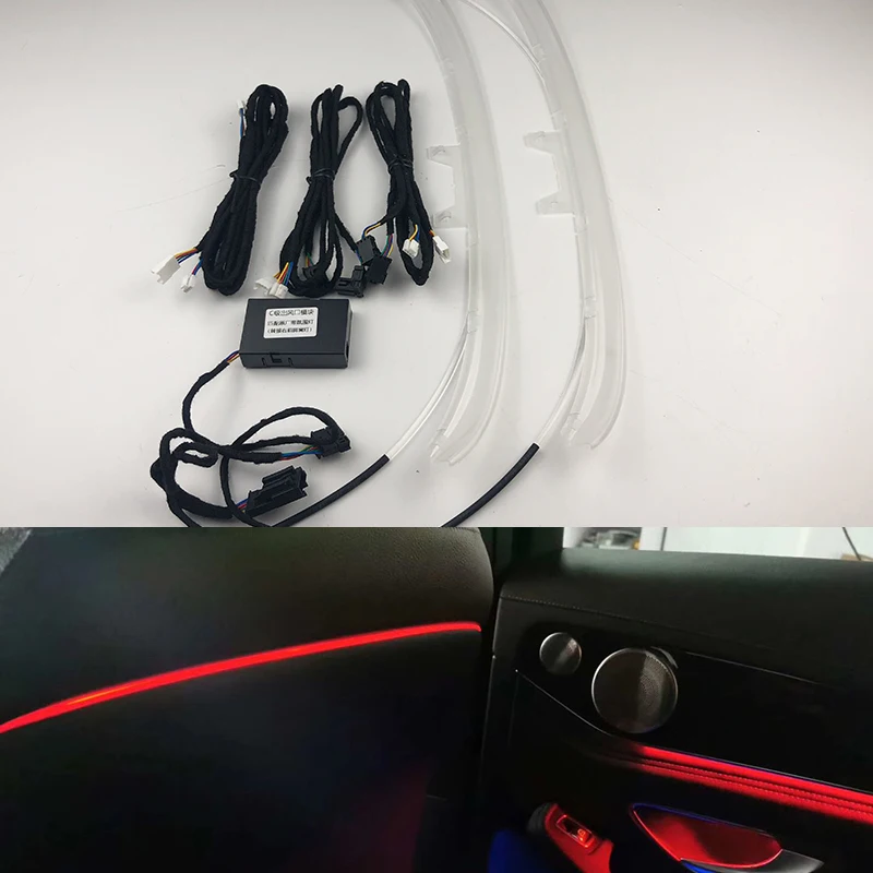 

Inter door rear seat light For benz C GLC B GLB A-Class w205 x253 c200 atmosphere lamp modified Backrest original luminous