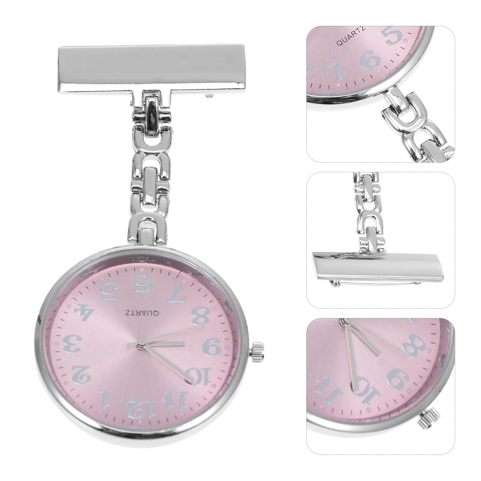 

Watches for Women Pocket Necklace Girl Quartz Pendant Man Nurse Fob While Married