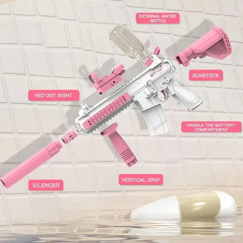 Electric Water Blaster สําหรับเด็กผู้ใหญ่อัตโนมัติ,สระว่ายน้ําชายหาดของเล่นปาร์ตี้,ของขวัญสําหรับเด็กอายุ 9 10 11 12 ปี