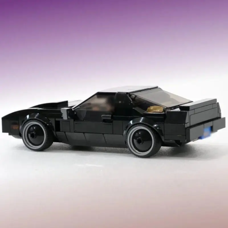 262PCS MOC- 144934   Coche de carreras técnico KITTED-Knight Rider Speed Champions, coche deportivo de ciudad, modelo de bloques de construcción, juguetes de regalo