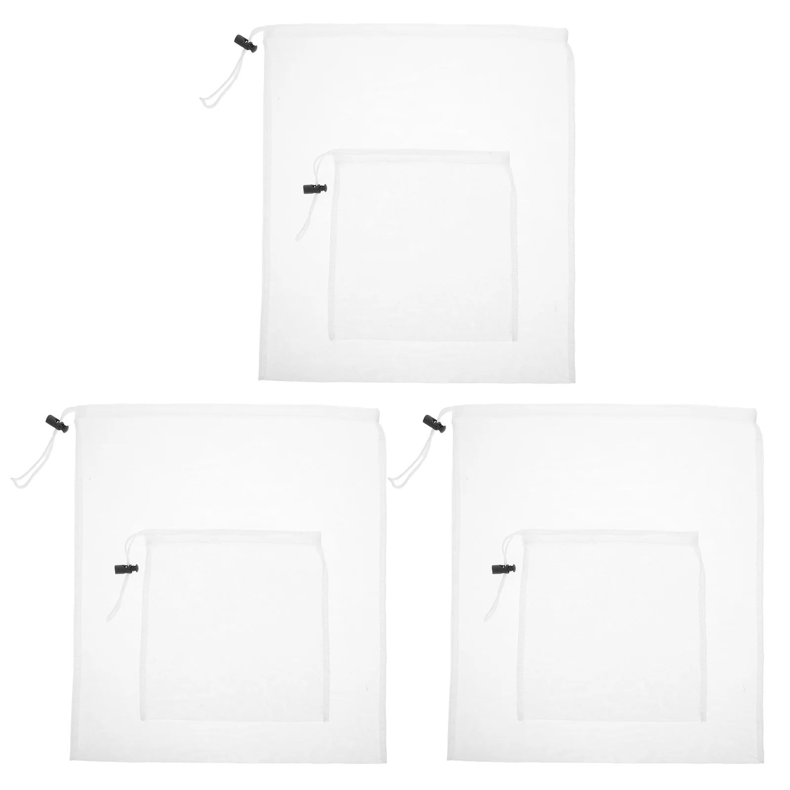 

6 шт., фильтр-пакеты для кофе, чая, нетканый сетчатый мешок на шнурке, многоразовый сетчатый мешок для заваривания листьев, травяных инфекций, специй