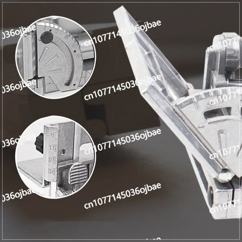 220V/760W Woodworking Edge Trimming, Slotting, Carving and Tension Machine MIK-ZK5-100 Functional Small Electric Cutting Machine