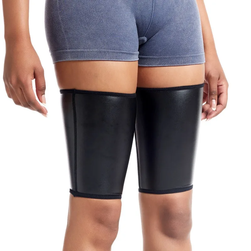 ضغط الساق الأكمام النساء اللياقة البدنية ملابس داخلية سيليكون قطاع قبضة رياضية الفخذ دعم الجري ركوب الدراجات المشي لمسافات طويلة الصيد #6