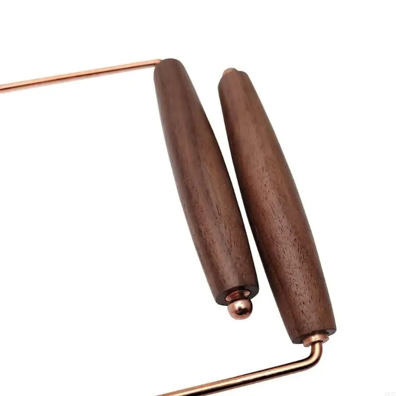 203C قضيب صغير dowsing مجموعة مع مقبض مريح خشبي لنعم/لا يوجد اكتشاف مياه العروفة والتواصل