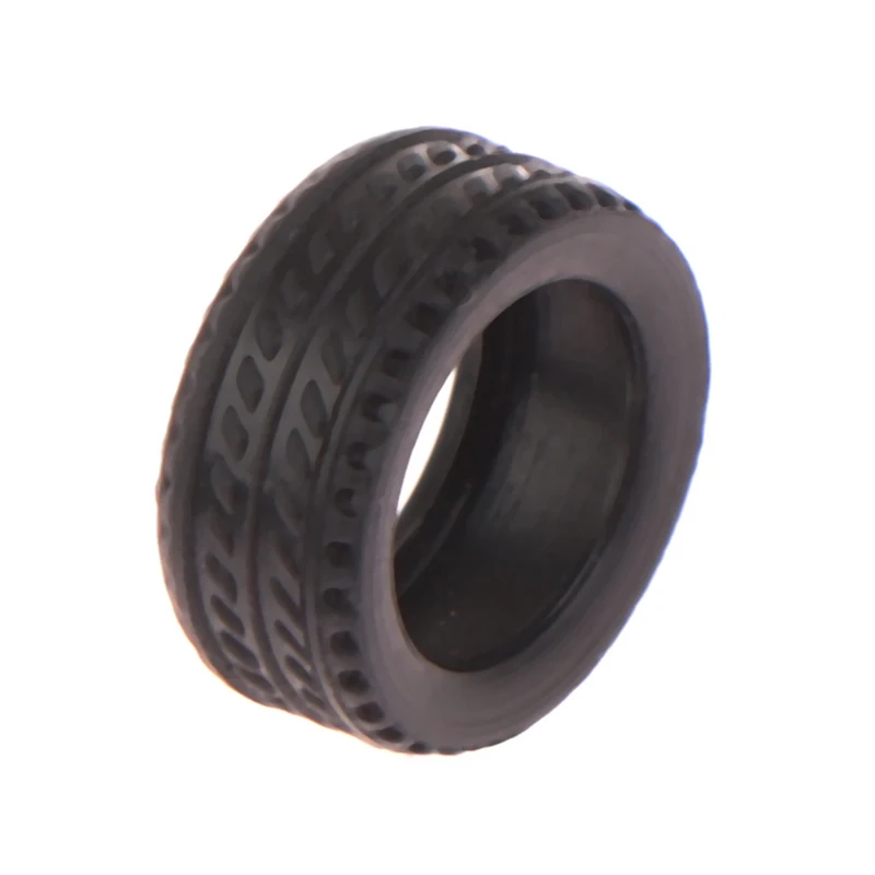 

20Pcs 1/64 Tire Skin Car Model Scene Accessories Tire Wheels Car Model Scene Replacement Kit