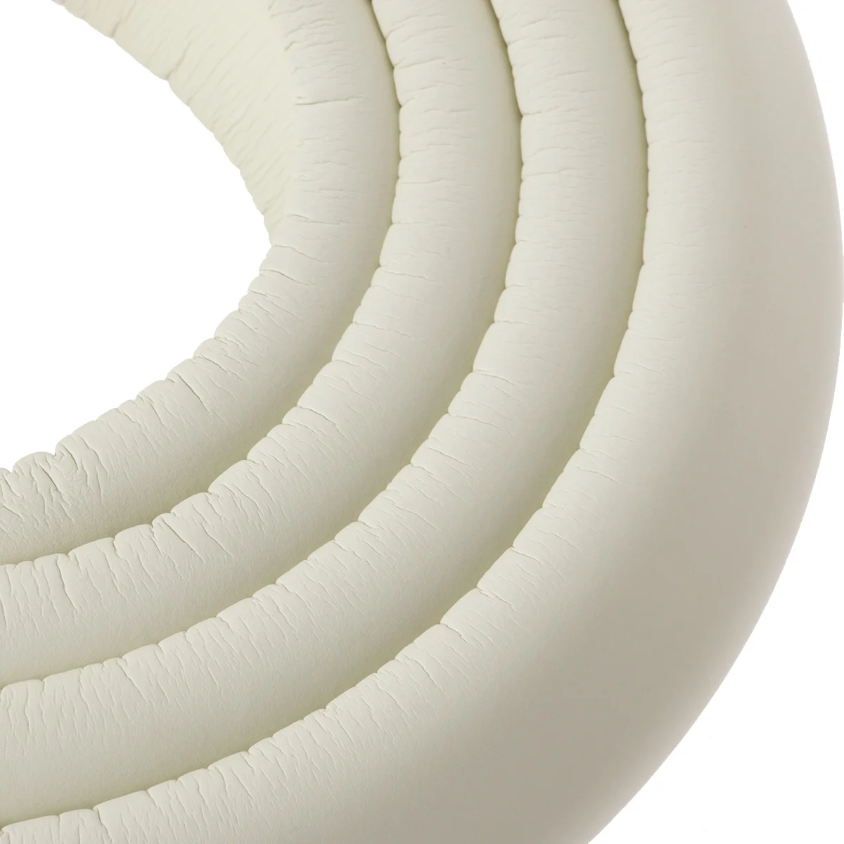 2 м L-образные утолщенные детские защитные уголки для стола, белые NBR, легко прикрепляются и постирать, угловая защита для детской безопасности