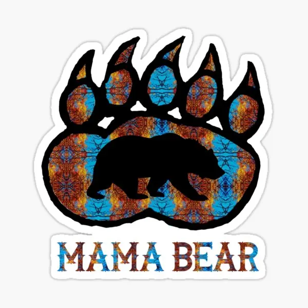 Bear Print  Anime Sticker For Car Styling Car Product Colorful Removeable Auto Decals Occlusion Scratch Creative Decoration