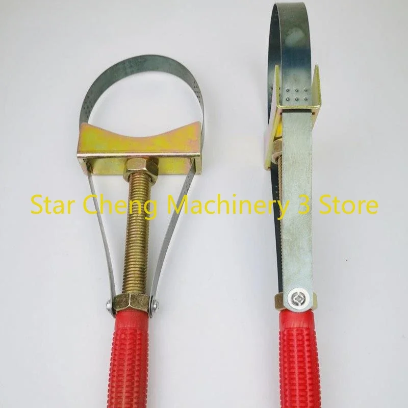 

Excavator High Quality Loader Oil Filter Removal Tool Strap Wrench Adjustable 90mm To 140mm For Heavy Machine Repair Tools F0004