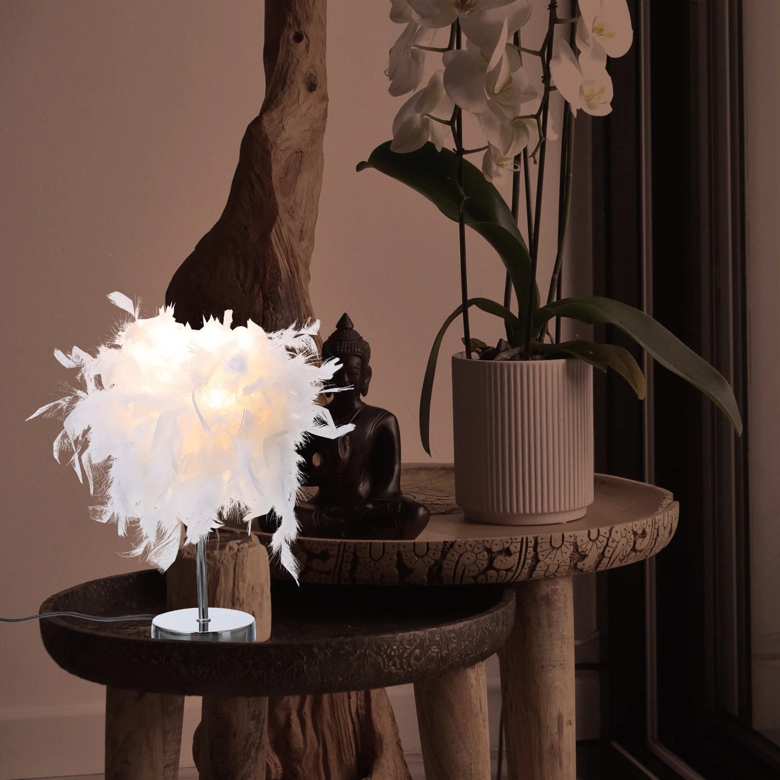 

1 Set Table Lamp Simple Elegant Bedroom Decorative Light Bedside Desk Lamp For Dorm Coffee Table Decor Night Light