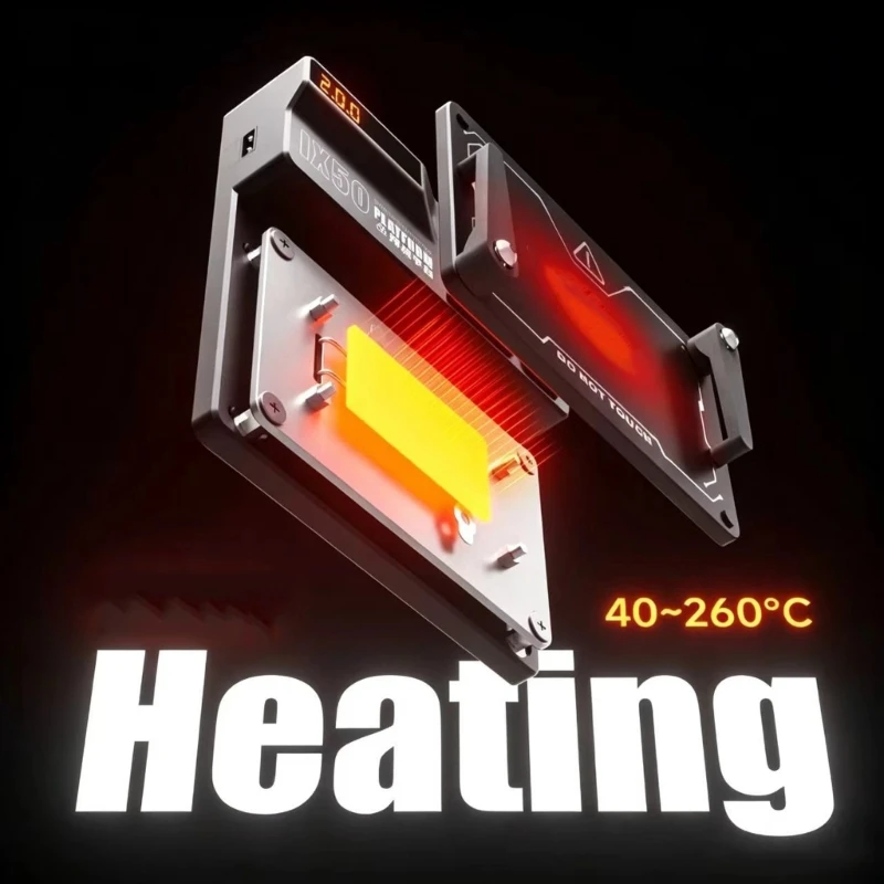 Circuit Board Preheating Station with 3 Saved Temperature Controls, Digital Display and Set-Point Sound for Component K1KF