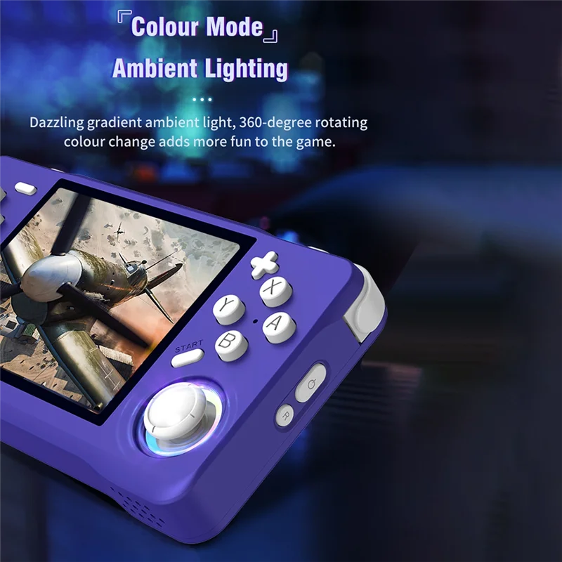 -A03R XF35H Retro Handheld Video Game Console 128G Preloaded Games 3.5 Inch IPS Screen Wifi Linux Pocket Player C