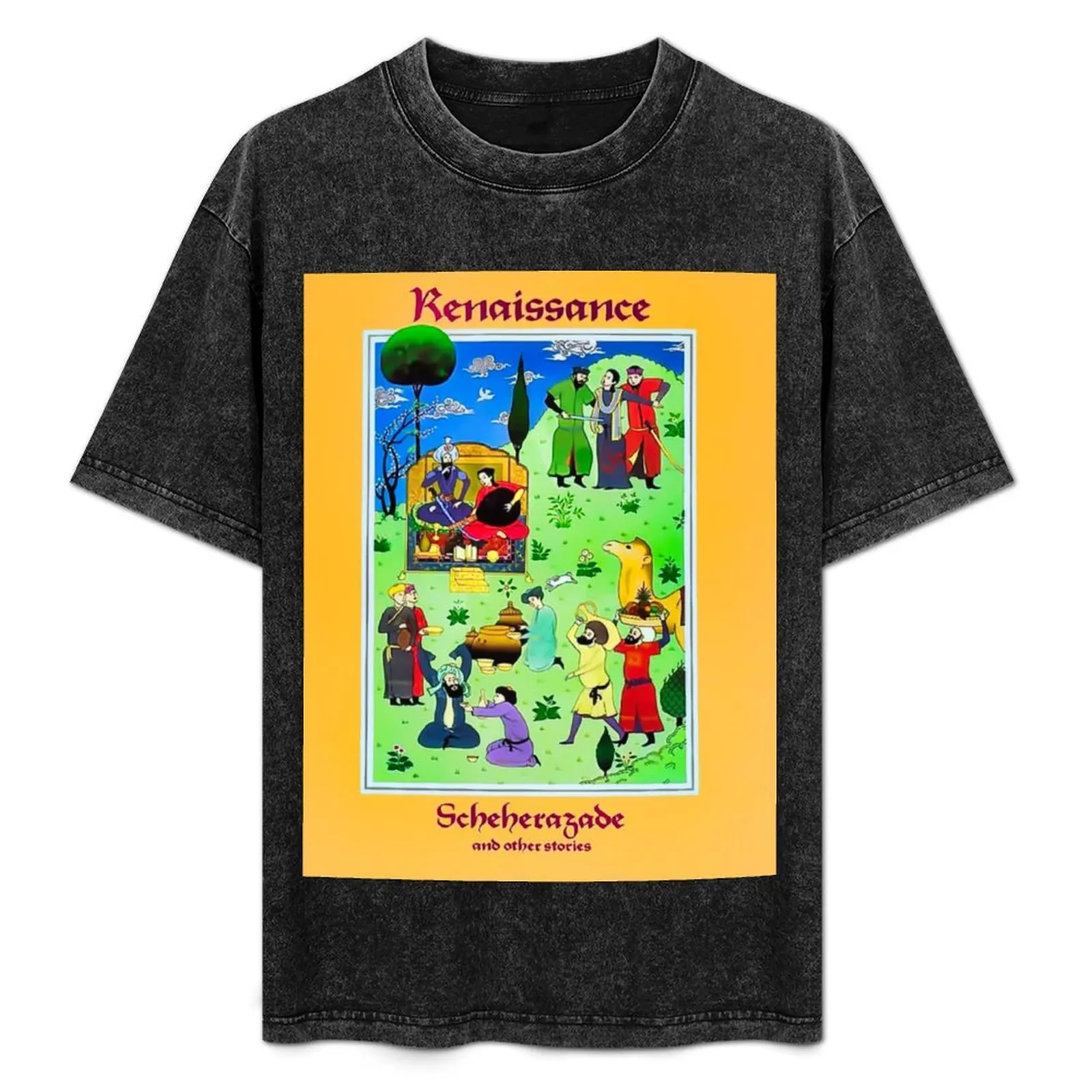 

Renaissance Scheherazde T-Shirt croswit shirt man sweat graphic tee shirt t shirt men 100℅ cotton