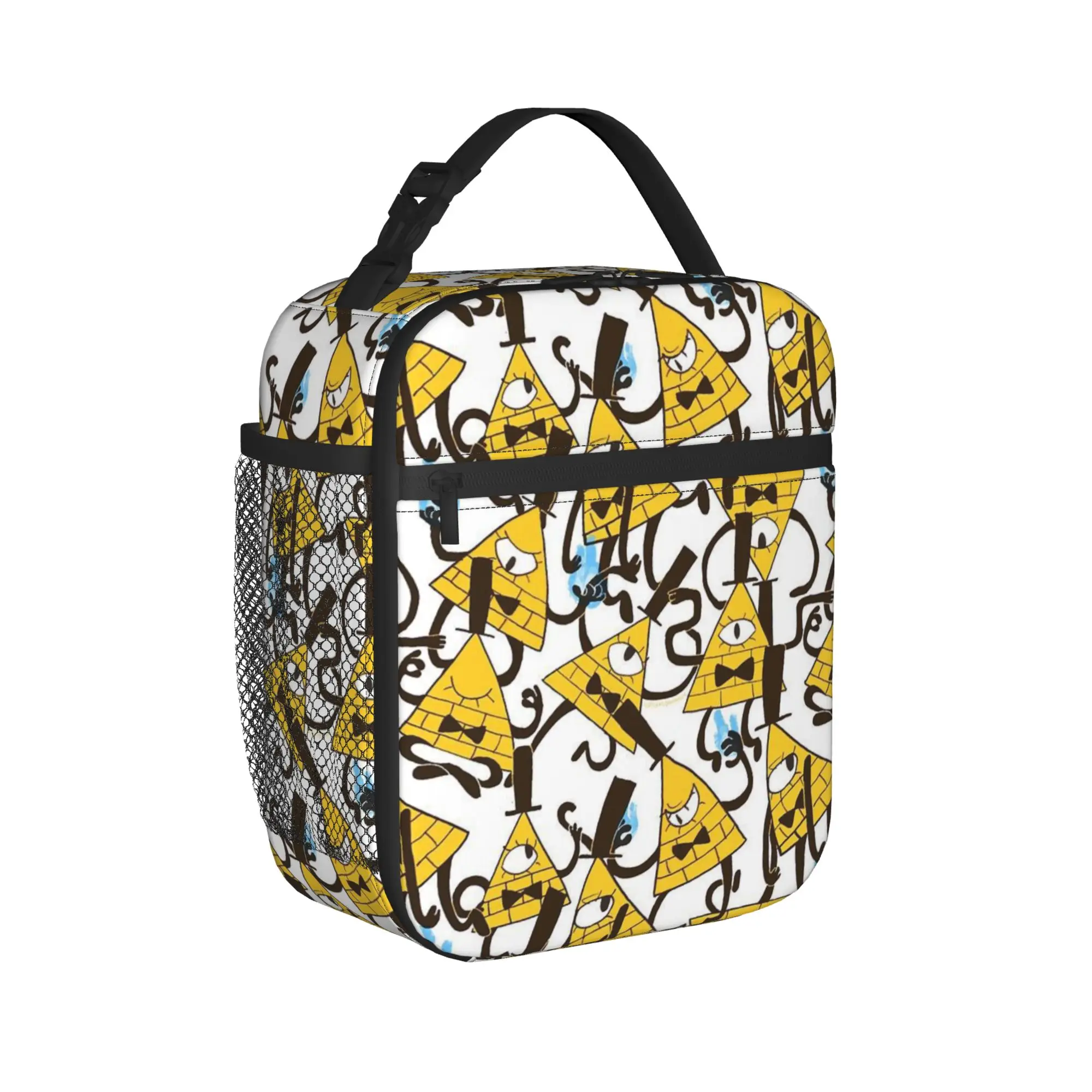 Gravitys Falls Insulated Lunch Bag for Men Women  Food Container Bags Portable Cooler Thermal Lunch Boxes For Picnic