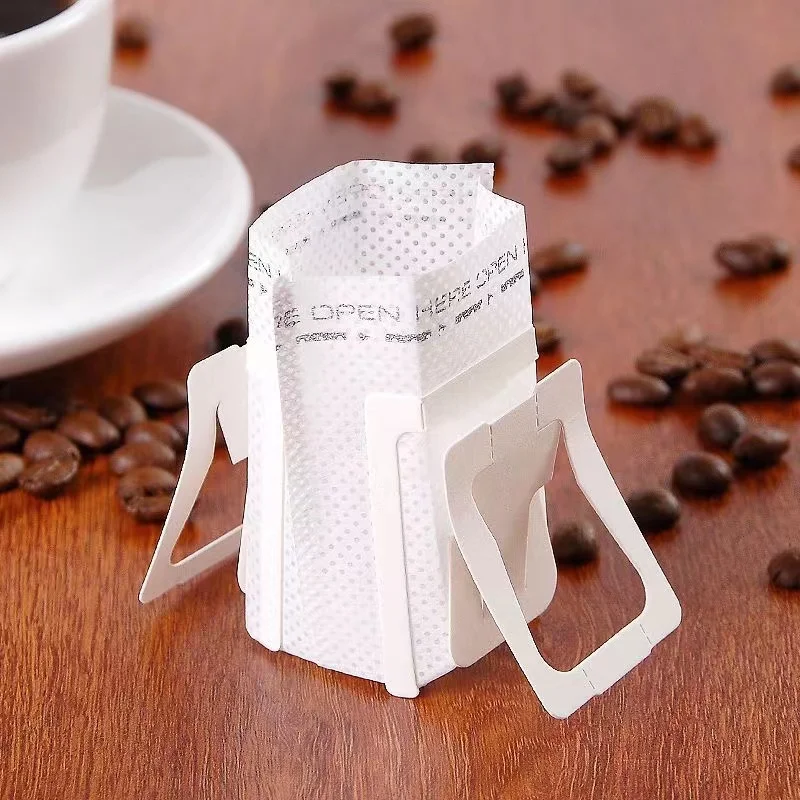 50/100pcs Disposable Coffee Filter Bags Drip Coffee Paper Portable Hanging Ear Espresso Coffee Tool Paper Pack Coffee Drip Filte