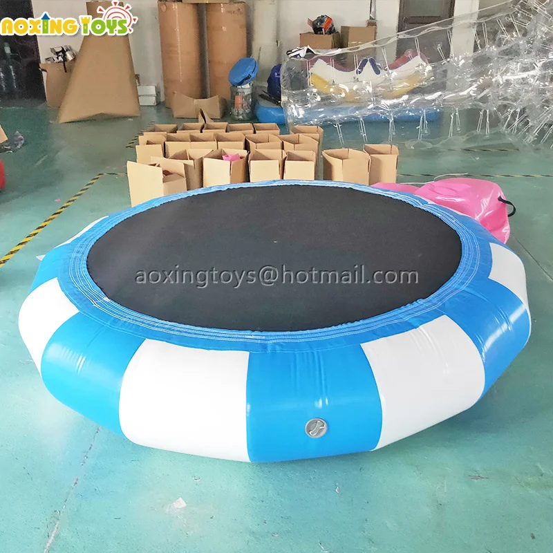 2M/3M/4M ฤดูร้อน Giant Inflatable Trampoline น้ำกีฬาเกมของเล่น Inflatable Bouncer สำหรับเด็กผู้ใหญ่