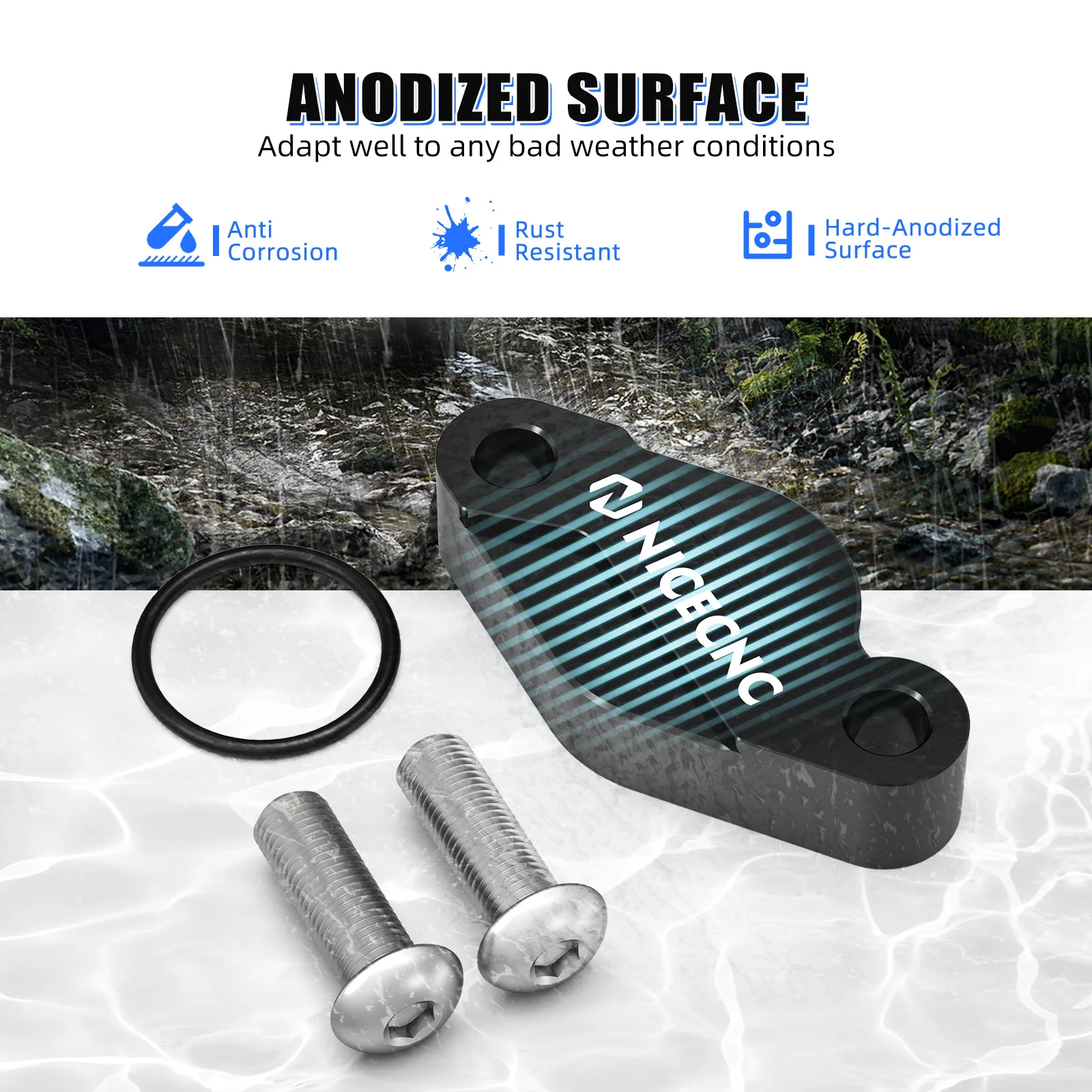 

NICECNC Parking Brake Blockoff Plate CNC For Yamaha Raptor 700 YFM700 YFM700R Raptor 700R YFM700R YFM700RSE Special Edition