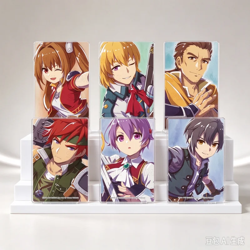 The Legend of Heroes: Trails in the Sky Anime Acrylic Display Stand Cartoon Character Figure Model Desktop Ornament Keychain