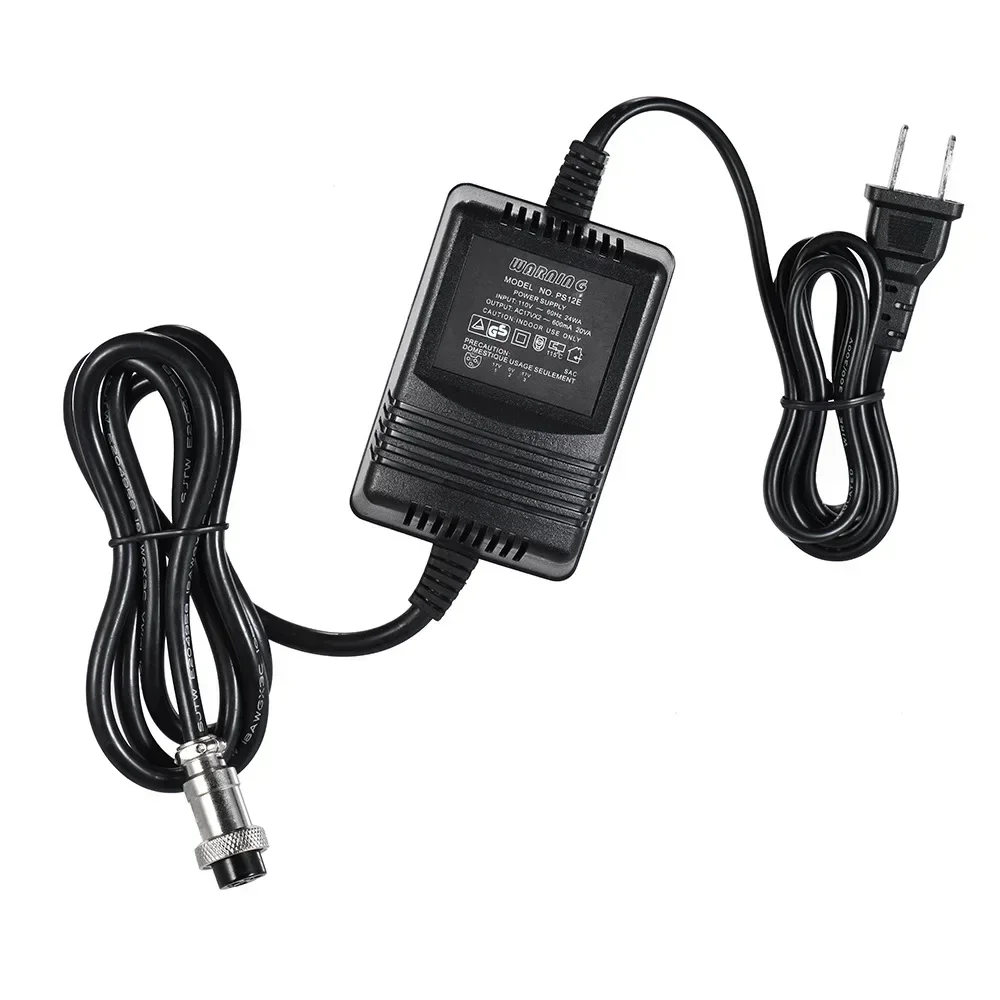 Fonte de alimentação para console de mistura, 17v, 420ma, adaptador ac, conector de 3 pinos, entrada 220v e 110v para yamaha mg16/mg166cx/mg166c/f4/f7/6fx