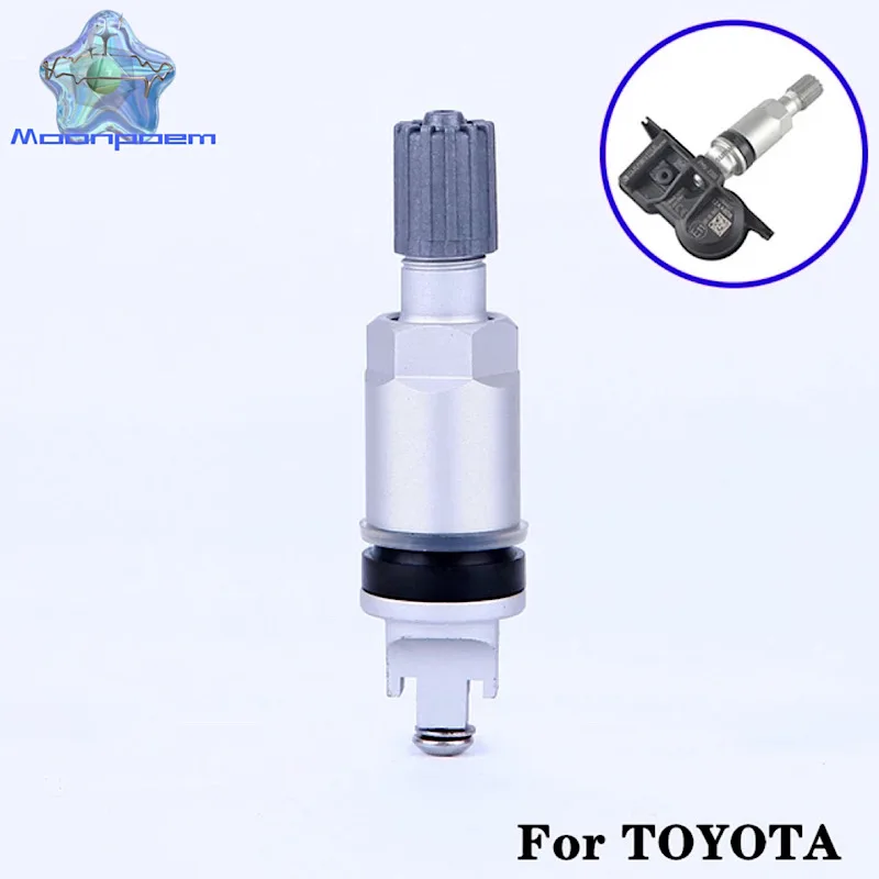 TPMS-33 Tire Valve Better Quality For TOYOTA New Levin Avalon Corolla 2020-2022 Year Aluminum Metal TPMS Tire Sensor Valve