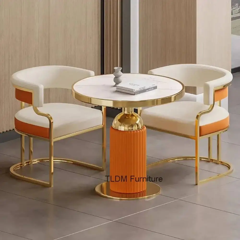 طاولة قهوة جمالية ممتازة وبسيطة وفاخرة وحديثة وجميلة وأثاث غرفة المعيشة العصرية المريحة #1