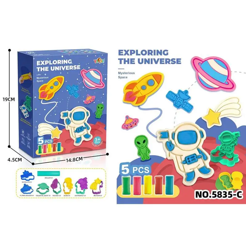 Playdoh Set Set colorato di modellismo Playdoh argilla per bambini fai da te creativo Ultra morbido argilla leggera arti e mestieri kit modellazione argilla