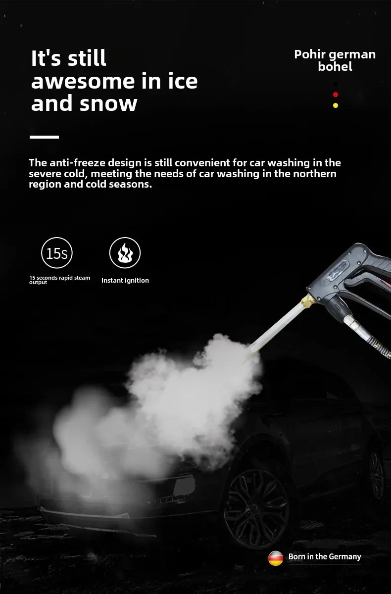 متجر غسيل السيارات LTT الخاص آلة التنظيف بالبخار التجارية ذات الضغط العالي قطعة أثرية