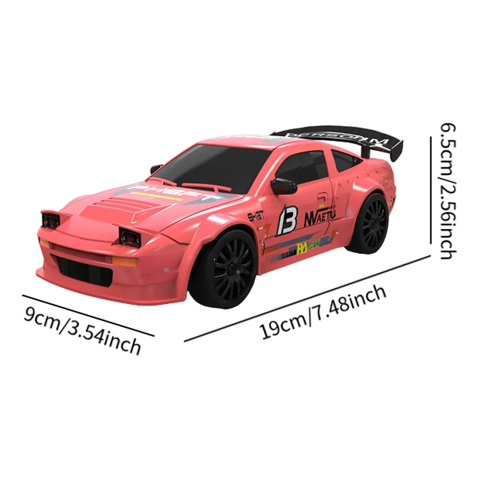 Escala 1:24 RC Drift Tire Car Modelo Drift Sport Toy Car para meninos meninas adultos