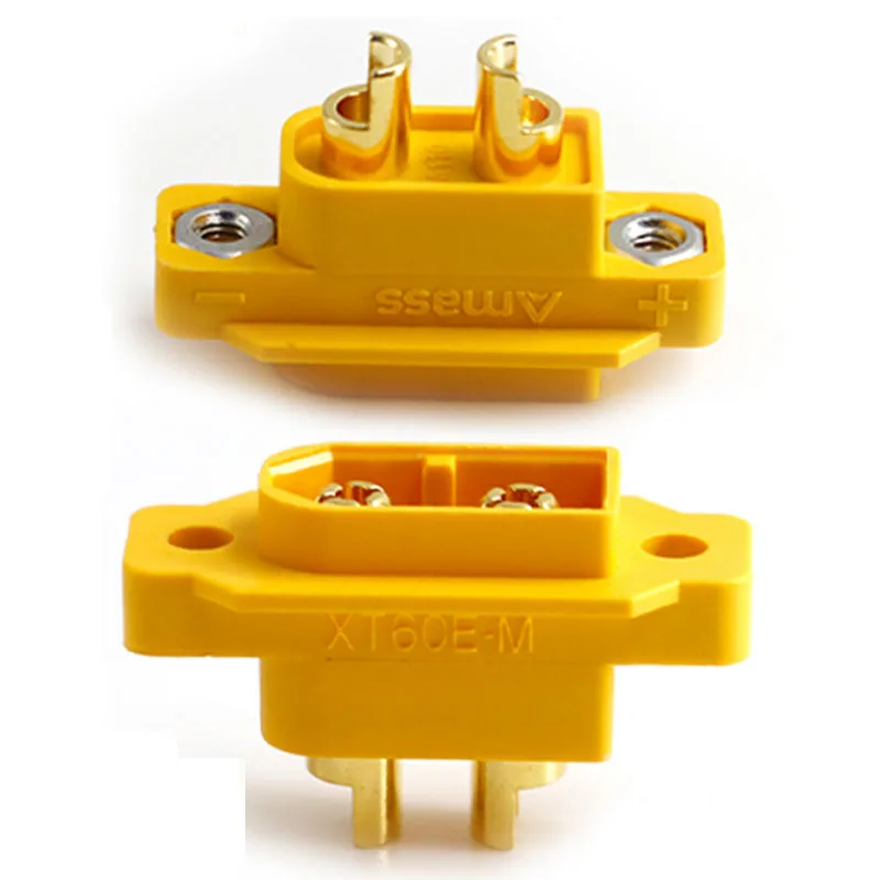 30A XT60E-M Plug Wire High Current Energy Storage Fixed Panel Socket Electric Scooter Lithium Battery Power Connector wigh Cable