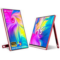 VEOUT 16inch Portable Monitor, 1200P IPS Laptop Monitor USB Type C, Freesync HDMI Gaming Second Expand Screen with stand