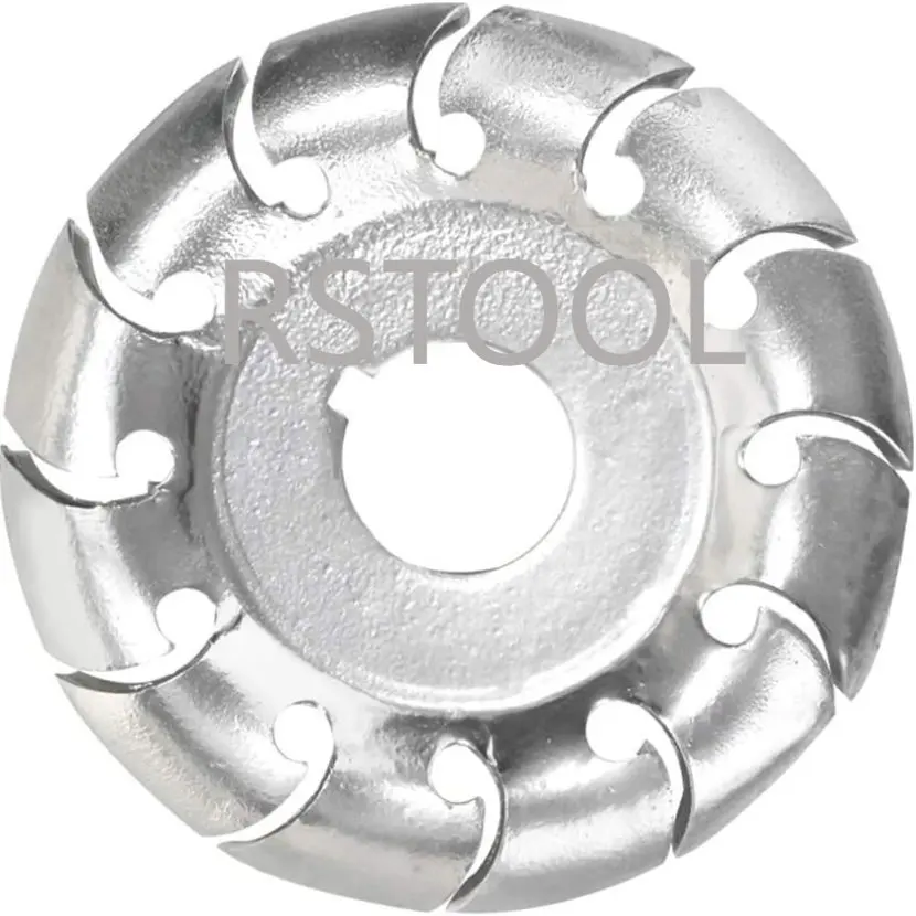 Disco smerigliatrice angolare intaglio del legno 12 denti 16mm alesaggio disco modellante 65mm lavorazione del legno, 65 16 MM, metallo argento