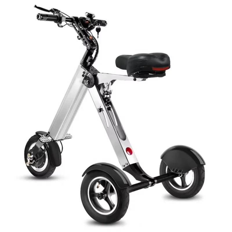 250W Folding Electric Tricycle 7.8A Aluminum Alloy 3-Wheel Mobility Scooter Portable for Adults & Seniors