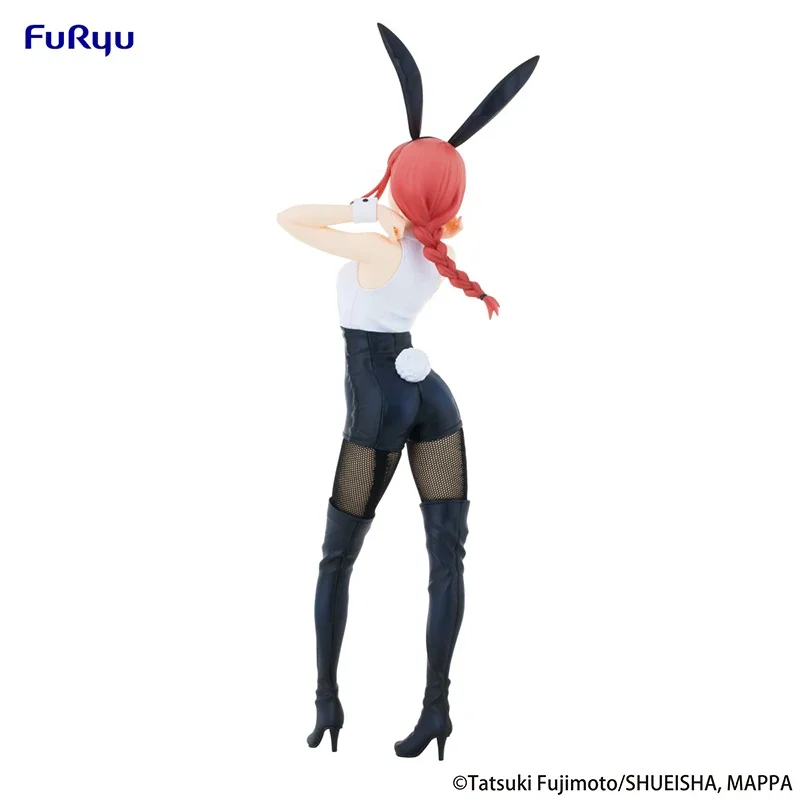 Original FuRyu BiCute Bunnies Chainsaw Man Power Makima Bunny Girl PVC Anime Action Figures Model Collection Toys Gifts