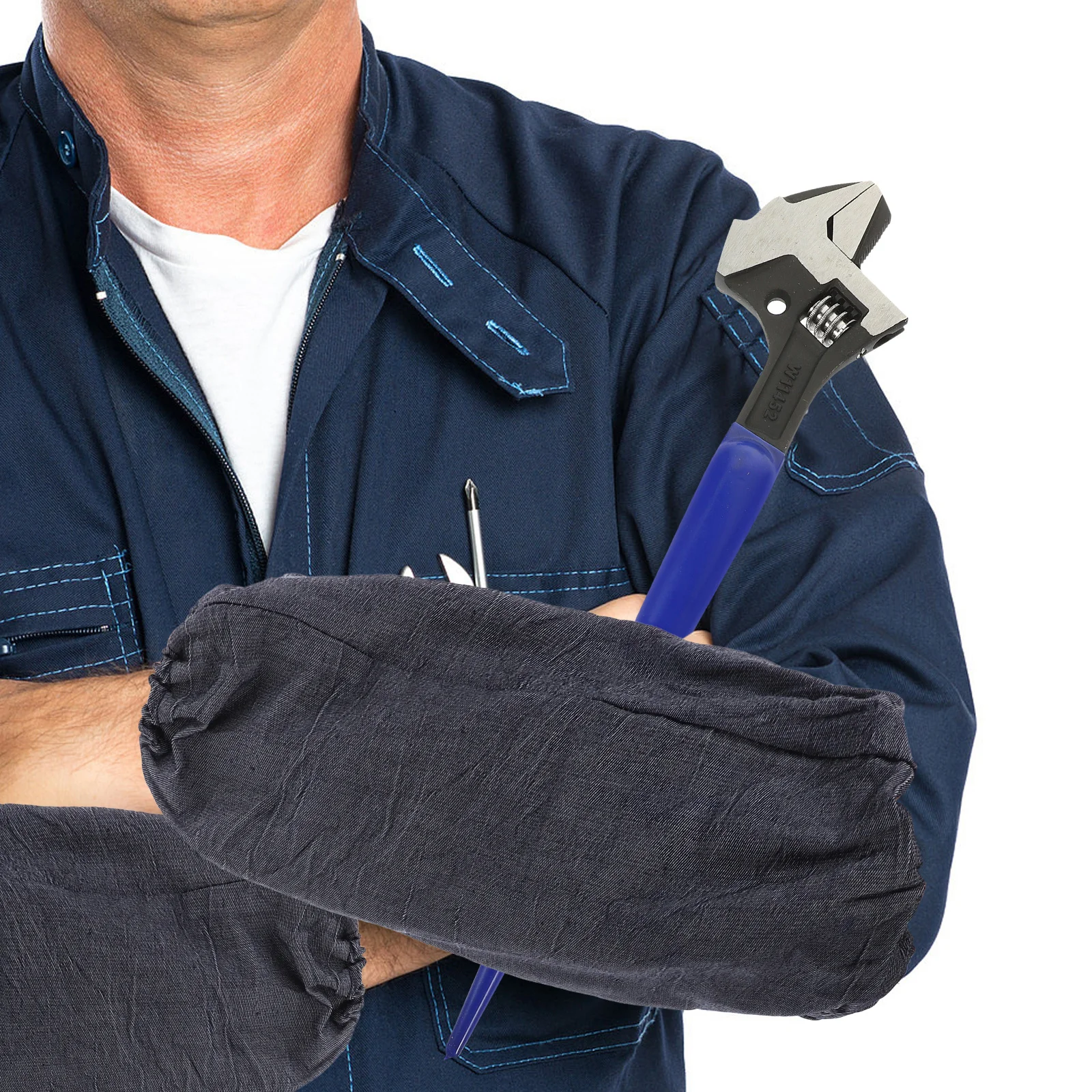 5Pairs Protective Arm Sleeves Durable Wear-Resistant Steel Mills Car Assembly Gas Welding Manufacturing Carpentry