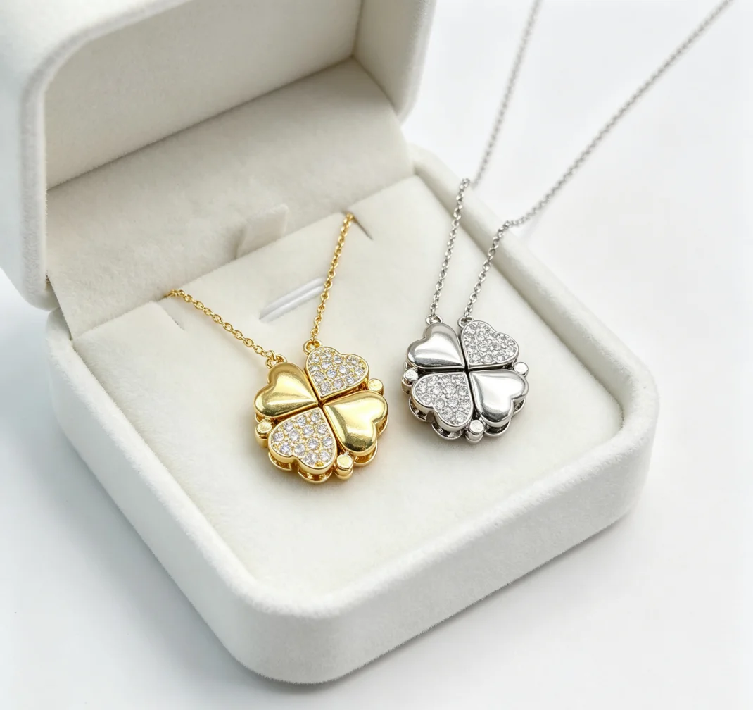 Assorted Heart Pendant Necklaces For Women Multiple‑Style Clavicle Chain Daily Workplace Dating Party Jewelry Birthday Gift