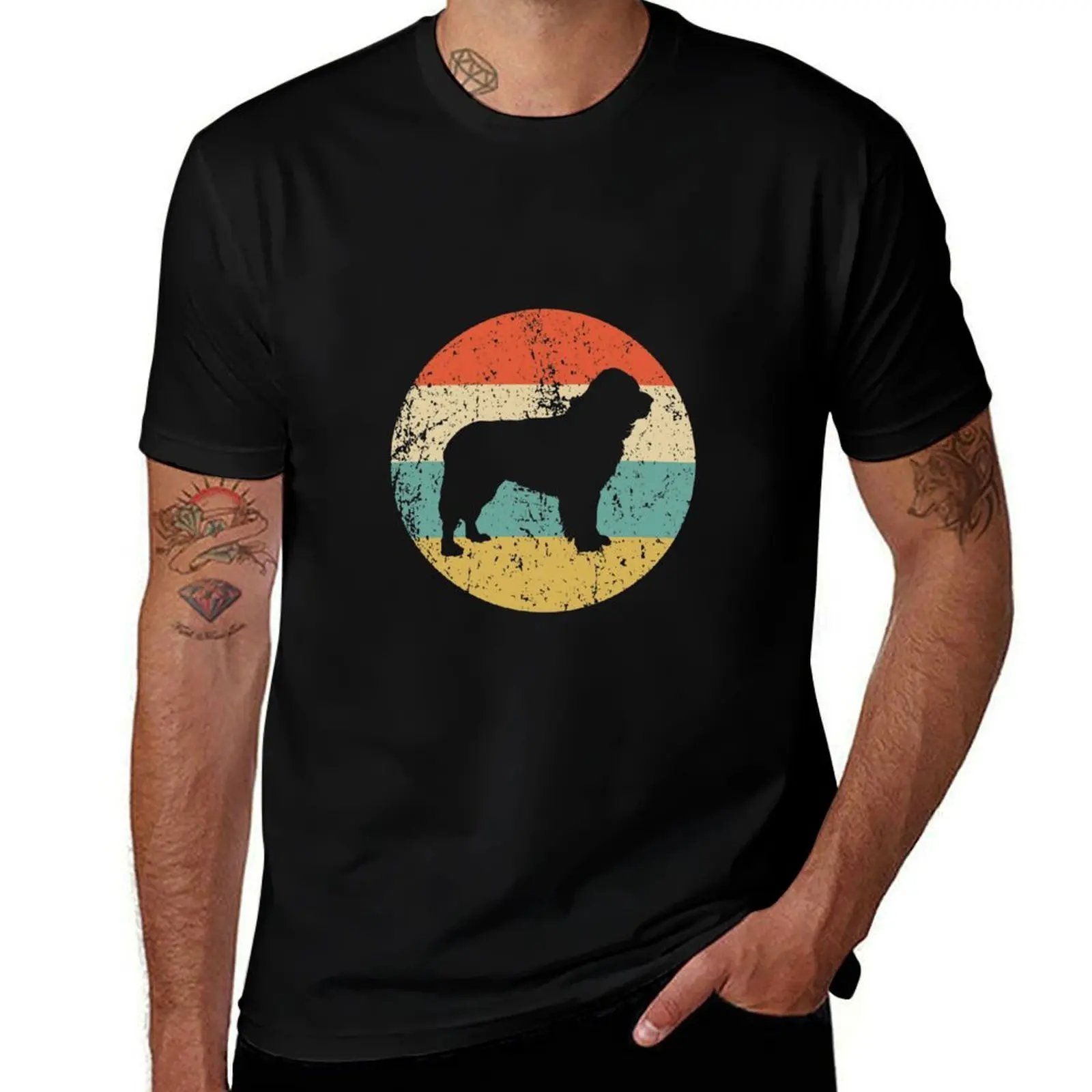 

quality prints shirts shirt Vintage t t Newfie t shirts man cotton pack high luxury Dog brand Newfoundland with Retro T-Shirt